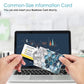 Luggage Tags Privacy Cover ID Label for Travel Bag Suitcase (2 Count)