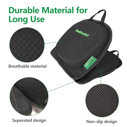 Small Travel Seat Cushion Cooling Gel & Memory Foam Portable Foldable Seat Pad for Airplane
