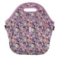 LunchTote Zippered Bag Insulated Neoprene Caddy (Shimmering Shores / X-Large 6.5 Quart Lunch Tote)