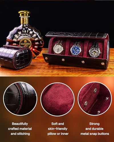 3 Watch Travel Case