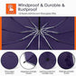 Inverted Umbrella Large Windproof Umbrellas for Rain Sun Travel Umbrella Compact with Reflective Stripe