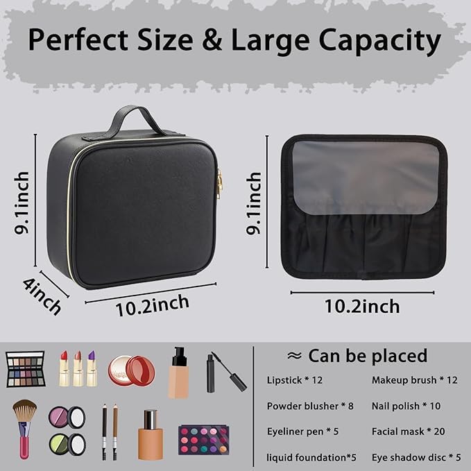 Makeup Bag with Led Mirror