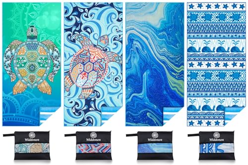 Microfiber Beach Towel (4 Count)