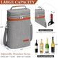 2 Bottle Wine Cooler Bag Insulated Wine Tote Carrier Wines Accessories Gift