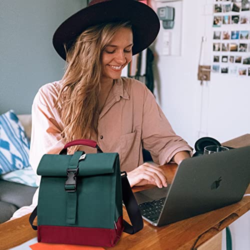 Insulated Lunch Bag Rolltop Lunch Box