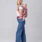 Mabē Monarch Ergonomic Baby Carrier – Premium Cotton Soft Structured Newborn to Toddler Carrier with Hip-Healthy Design, 3 Carry Positions (7-35lbs), Lightweight & Breathable,(Mauve Wings)