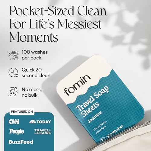 Paper Soap Sheets for Traveling (300 Count)