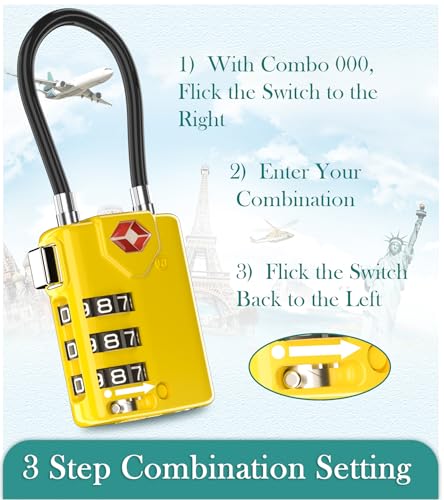 TSA Approved Luggage Locks (2 Count)