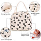 Lunch Bag for Women Men Cute Corduroy Lunch Tote Bags Reusable Insulated Lunch Box Large Capacity Reusable Insulated Cooler for Work Picnic or Travel