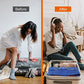 Travel Portable Hanging Shelves Closet Organizer Packing Luggage Organizer and Storage with Multifunctional and Foldable Invisible Compartment