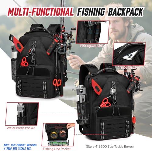 Fishing Tackle Backpack (4 Count)