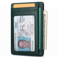 Slim Minimalist Front Pocket RFID Blocking Leather Wallets for Men and Women