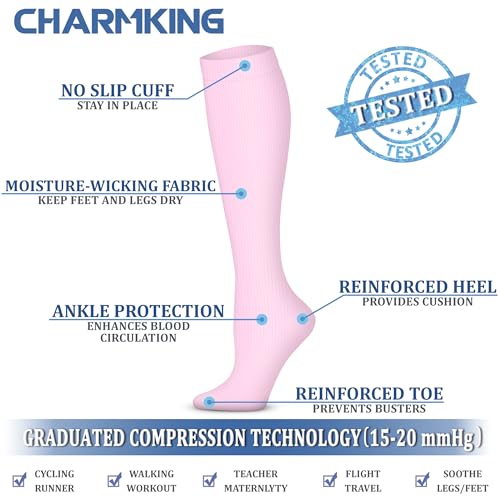 Compression Socks for Women & Men Circulation (3 Count)