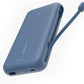 Belkin Portable Charger, Power Bank with Integrated Cable 20000 mAh 30W - Fast Charging USB C Power Delivery, iPhone Charger - iPhone 16 Series, iPad Pro, Galaxy S25 Series, & More - Blue