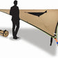 Tentsile Trillium Giant Hammock, The Original Tree Tent Company, 3 Adult Capacity, Anti-Roll, Central Hatch, Ratches and Straps Included, Designed in The UK (3 Person, Safari Brown)