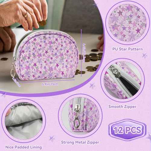 12 Pieces Mini Makeup Bags (12 Count)