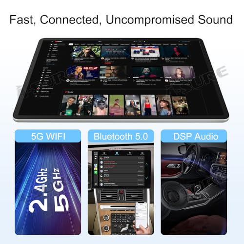 13.1" 8 Core 4+64GB Car Stereo Upgrade for Ford Mustang 2010