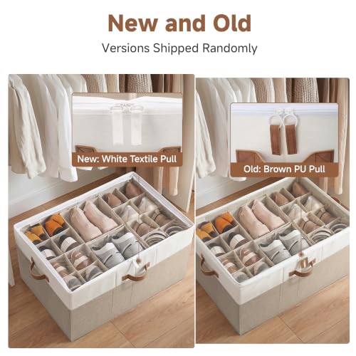 24 Pair Large Shoe Organizer for Closet