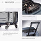 Omni PC Hardside Expandable Luggage with Spinner Wheels (3 Pieces)