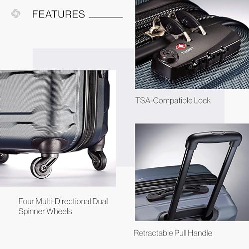 Omni PC Hardside Expandable Luggage with Spinner Wheels (3 Pieces)