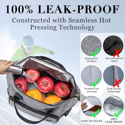 Insulated Lunch Bag Soft Cooler Bag for Beach Travel Picnic
