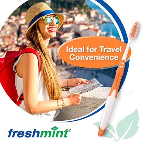 Individually Wrapped Bulk Premium Toothbrushes (144 Count)