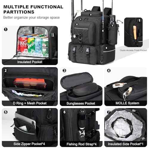 45L Fishing Backpack