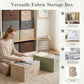 Fabric Storage Bins with Zipper Lids (3 Count)