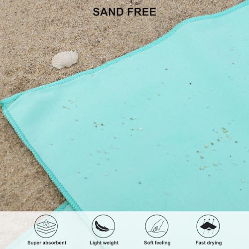 Microfiber Towel Quick Dry Camping & Travel & Gym Towel. Compact