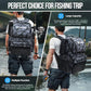 Fishing Backpack with 4 Tackle Boxes & Cooler