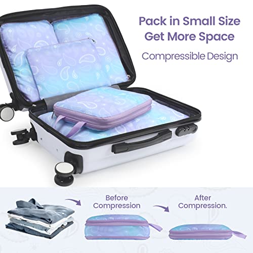 Compression Packing Cubes for Travel (5 Count)