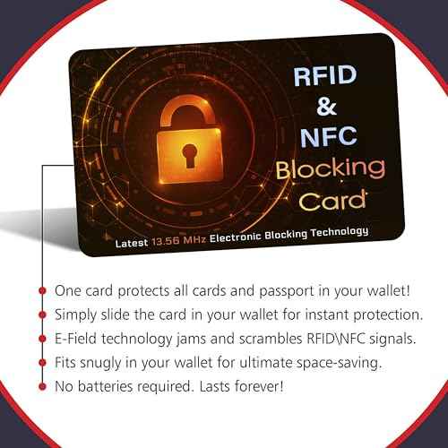 10 Pack RFID Blocking Card for Credit Debit Card (10 Count)