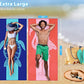 Microfiber Beach Towel with Bag Oversized 71x32 Sand Free 2 Pack (2 Count)