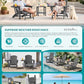 Folding Adjustable Adirondack Chair with Footrest