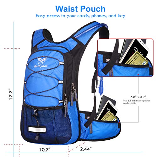 Insulated Hydration Backpack Pack with 3L BPA Free Leak Proof Water Bladder