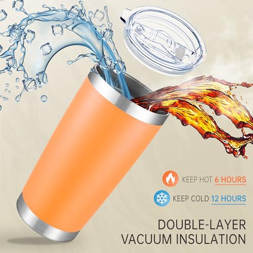20 oz Tumblers Stainless Steel Tumbler with Lid