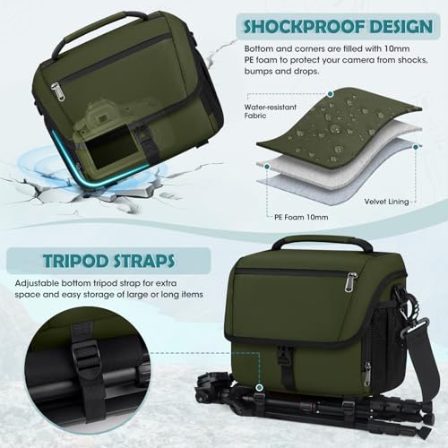 Camera Bag DSLR SLR Mirrorless Camera Case for Photographer