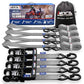 MOCA Heavy Duty Ratchet Straps Tie Down 4 Pack 1.6" x 8 ft (4 Count)
