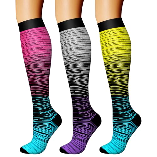 Compression Socks for Women & Men Circulation (3 Count)