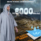Hooded Rain Poncho for Adult Waterproof Lightweight Raincoat
