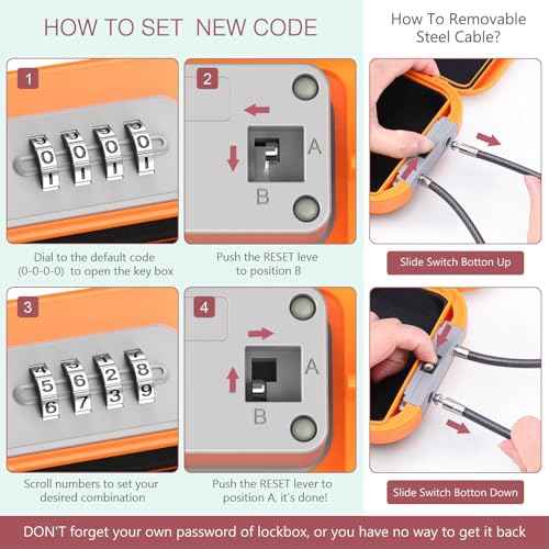 Portable Safe Lock Box