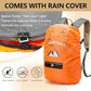 Small Hiking Backpack With Rain