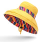 Women Summer Wide Brim Sun Hat Bucket Fishing Hats UV Protection