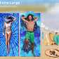 Microfiber Beach Towel with Bag Oversized 71x32 Sand Free 2 Pack (2 Count)