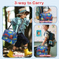 Kids Double Decker Cooler Insulated Lunch Bag Large Tote for Boys