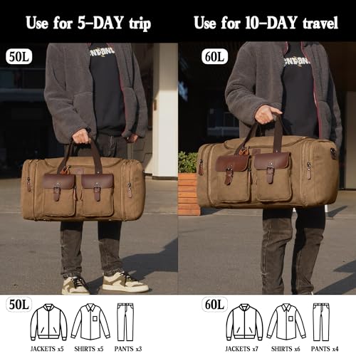 Canvas Duffle Bag for Men