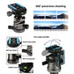 Portable Aluminum Alloy B674A Lightweight Camera Travel Tripod Monopod with Ball Head for DSLR