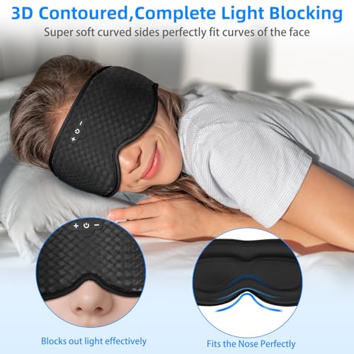 Sleeping Eye Mask with Headphones