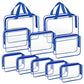 10 PCS Clear Travel Bags for Toiletries (10 Count)