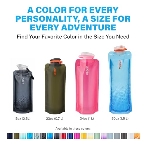 Collapsible Water Bottle with Carabiner